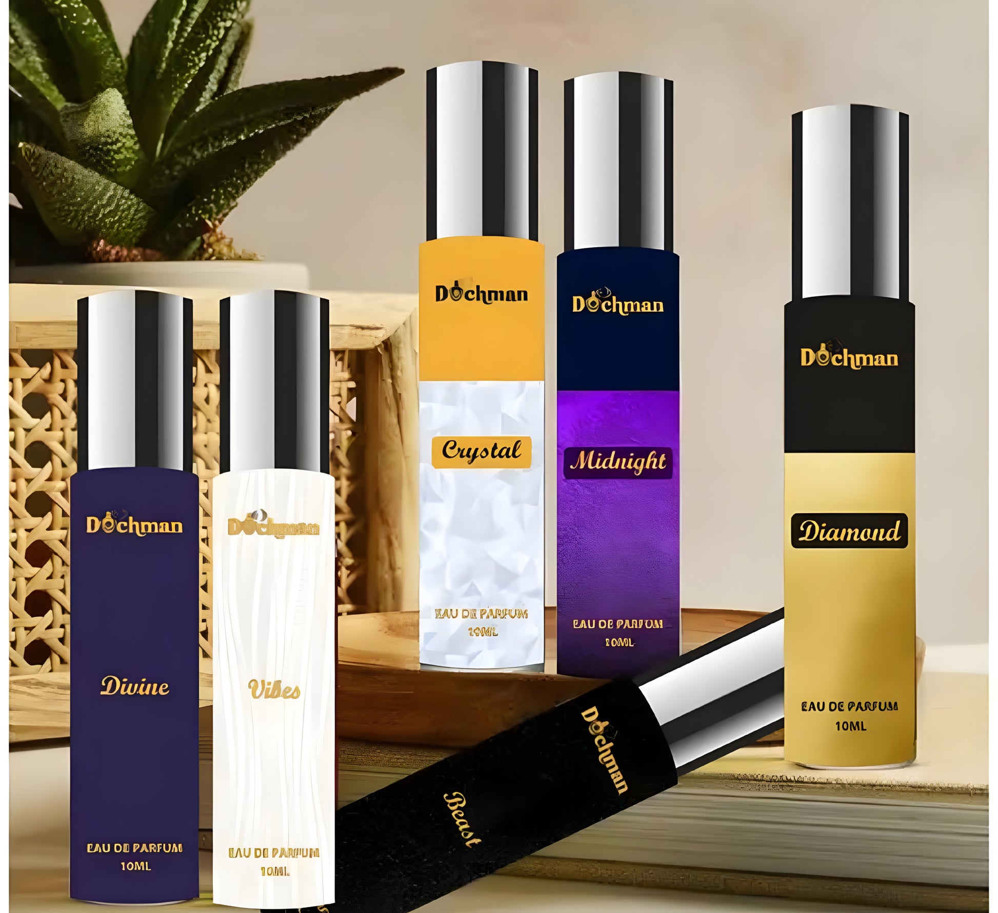 DUCHMAN FRUITY FRESH PERFUME PACK OF SIX WITH OUD PERFUME 10X6ML - ᴘᴜɴᴊᴀʙ ꜰᴜꜱɪᴏɴ