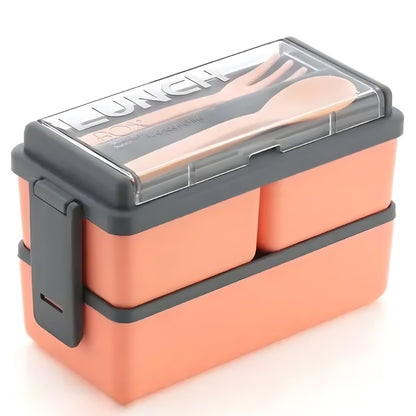 Plizzo Kitchenware Plastic Combo
3 Compartment Lunch Box Tiffin for School and Office 3 Containers Lunch Box (pack of 2) - ᴘᴜɴᴊᴀʙ ꜰᴜꜱɪᴏɴ