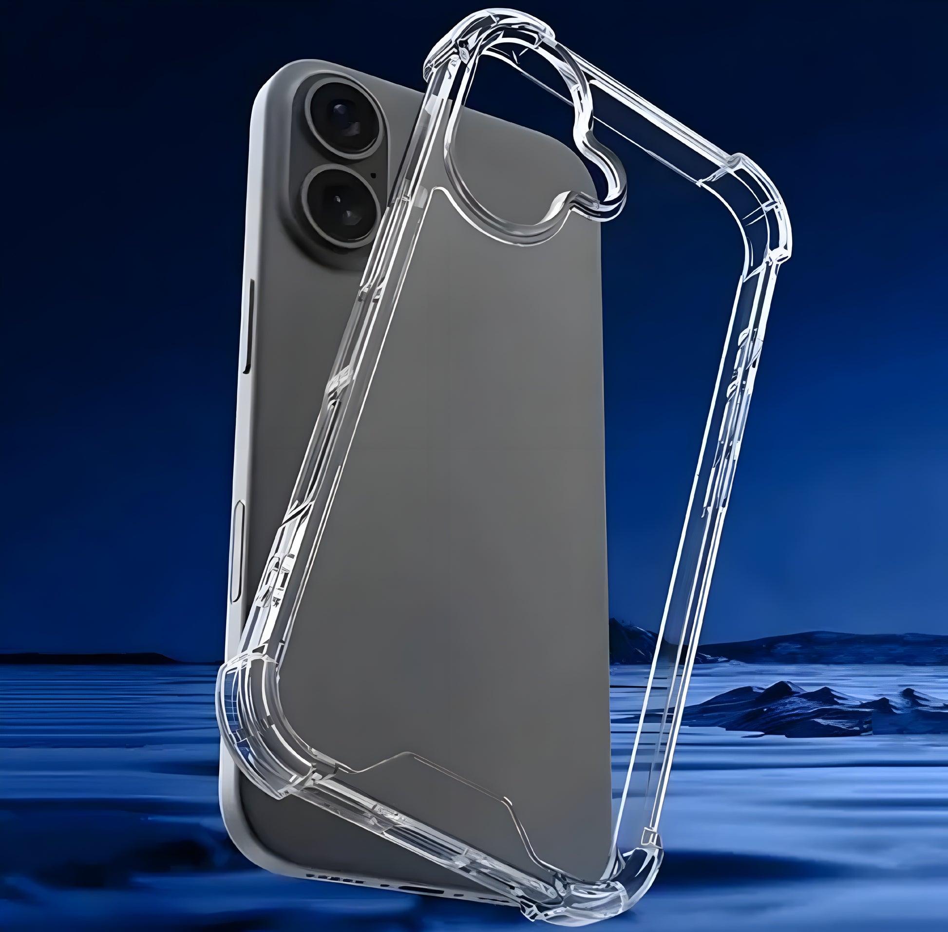 Premium Quality Bumper Transparent Back Cover For Apple Iphone 16 - ᴘᴜɴᴊᴀʙ ꜰᴜꜱɪᴏɴ