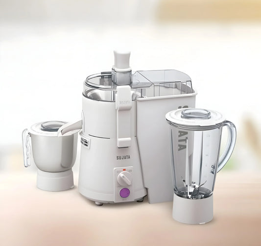 Sujata Powermatic Plus Juicer Mixer Grinder 1000 ml (White)