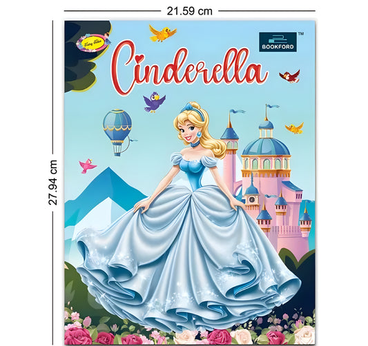 Fairy Tales Story Book -Cinderella Story Books for Kids 3 to 8 Years - Magical Adventures Await! - ᴘᴜɴᴊᴀʙ ꜰᴜꜱɪᴏɴ