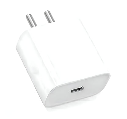 20W USB-C Power Adapter Charger (No Cable) - Fast Charging for iPhone, iPad, AirPods & More - Compact, Lightweight, and Universal Compatibility with USB-C Devices - ᴘᴜɴᴊᴀʙ ꜰᴜꜱɪᴏɴ