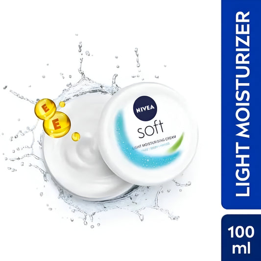 Nivea Soft Light Moisturizer 100ml - ᴘᴜɴᴊᴀʙ ꜰᴜꜱɪᴏɴ