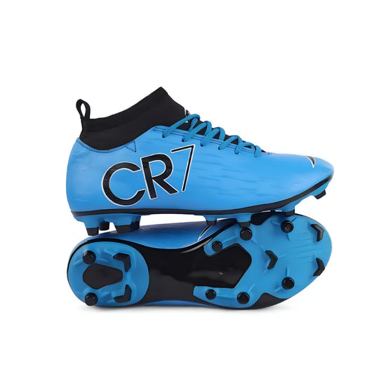 CR7 Juventus Ankle Sport Football Studs Shoes Football Shoes For Men (Blue) - ᴘᴜɴᴊᴀʙ ꜰᴜꜱɪᴏɴ