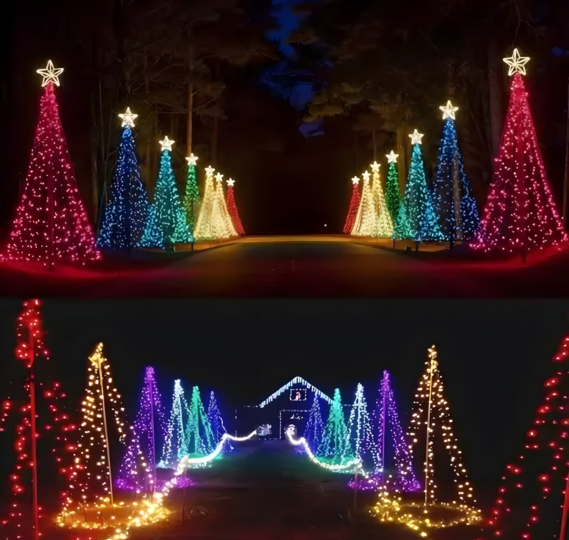 11 Meter LED Decorative String Fairy Rice Lights for Home Decoration Indoor and Outdoor Decoration Lights, Festival, Party, Garden, Wedding (Yellow, White, Red,Green,Blue) (Pack of 5 ) - ᴘᴜɴᴊᴀʙ ꜰᴜꜱɪᴏɴ