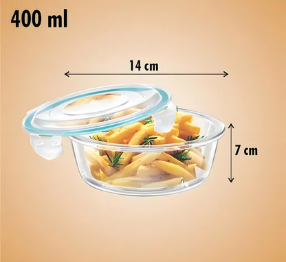 3 pieces Lunch Packin' Pals glass containers with lid