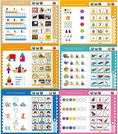 Activities Learning Book Electronic Intelligent Book with All Learning Materials with Clear Voice with Touch Sensors for Kids (Study Book) - ᴘᴜɴᴊᴀʙ ꜰᴜꜱɪᴏɴ