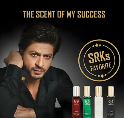 Denver Hamilton EDP- SRK's Favorite Luxury perfume for Men, 80ml (20ml x 4 Set) - ᴘᴜɴᴊᴀʙ ꜰᴜꜱɪᴏɴ