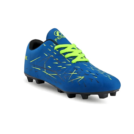 FEROC Wild FIRE Football Shoes BLUE GREEN for Men Boys Unisex kids - ᴘᴜɴᴊᴀʙ ꜰᴜꜱɪᴏɴ