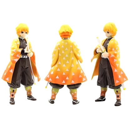 Demon Zenitsu Slayer Action Figure 15 cm Collectible for Office Desk & Study Table, Car Dashboard, Decoration and Cake Topper Toys for Fans - ᴘᴜɴᴊᴀʙ ꜰᴜꜱɪᴏɴ