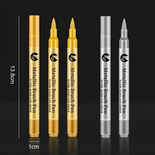 Definite Art Golden & Silver Brush
Pen Tip