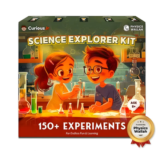 PUNJAB FUSION CHOICE Curious Jr 150+ Experiments Science Explorer Kit for aged 7-14 years | Hands-on Learning & Educational Toy