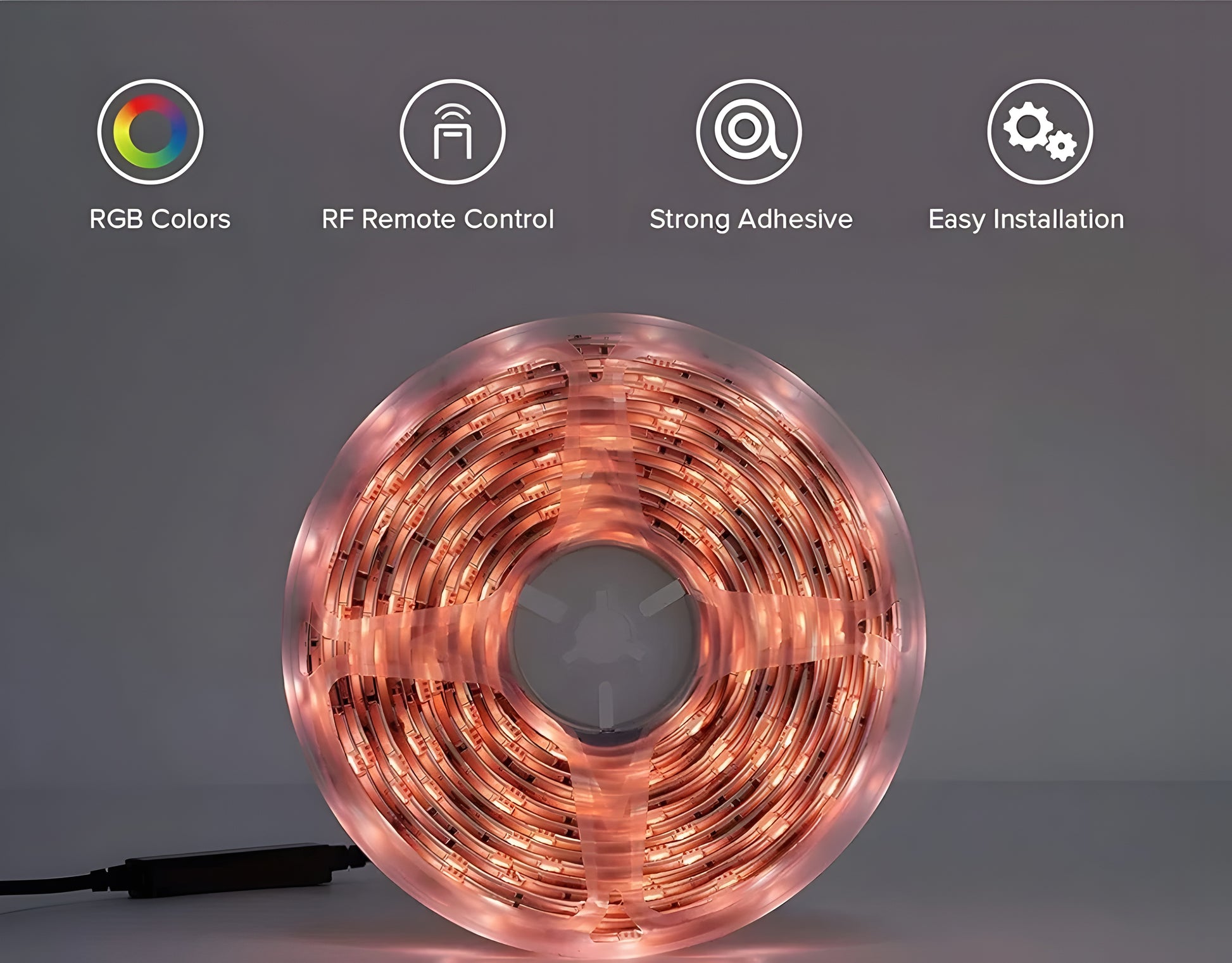 3 Meters Remote Control Multicolor Led Strip Light for Christmas Festival, Diwali, Home, Office, PC, Decoration, Television - ᴘᴜɴᴊᴀʙ ꜰᴜꜱɪᴏɴ