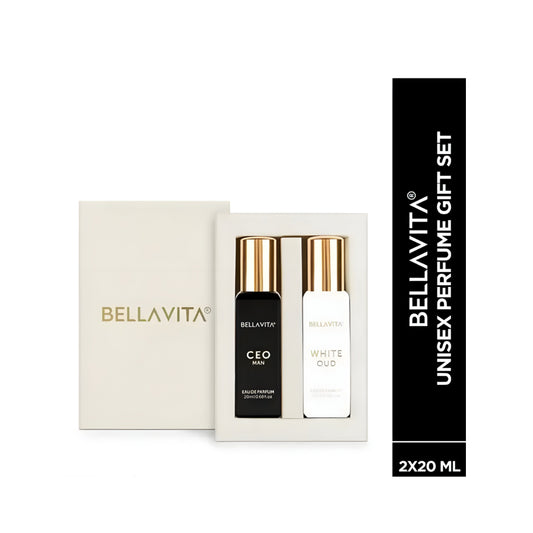 Bella Vita Luxury CEO Man 20 ml + White Oud Unisex 20 ml Perfume Combo Pack for Men and Women (Pack of 2)