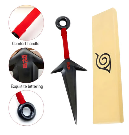 Naruto Kunai Cosplay Accessories lhi Prop PVC Kunai Japanese Ninja Training Tool Anime Merchandise Black - ᴘᴜɴᴊᴀʙ ꜰᴜꜱɪᴏɴ