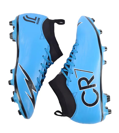CR7 Juventus Ankle Sport Football Studs Shoes Football Shoes For Men (Blue) - ᴘᴜɴᴊᴀʙ ꜰᴜꜱɪᴏɴ