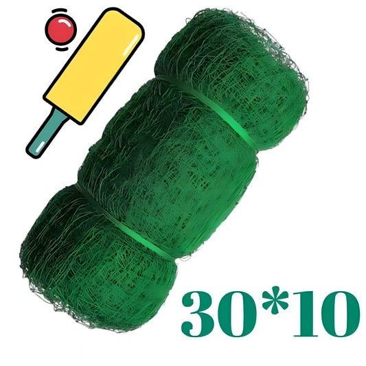 Complete Cricket Training Net Setup -Durable Nylon Net for All-Round Practice (30x10 Feet )