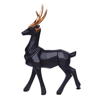 "Premium Deer Showpiece Black -Elegant Décor for Nature Lovers" - ᴘᴜɴᴊᴀʙ ꜰᴜꜱɪᴏɴ