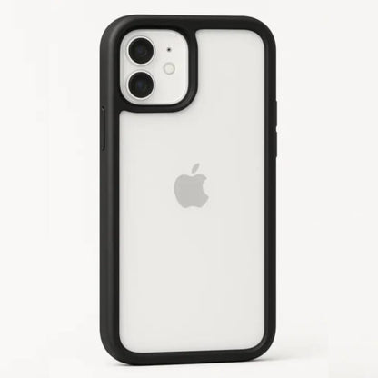 iPhone 11 Transparent Back Cover (BLACK) - ᴘᴜɴᴊᴀʙ ꜰᴜꜱɪᴏɴ