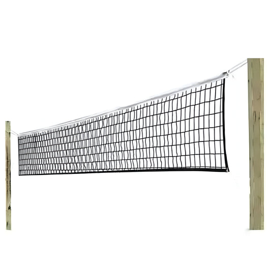 One Piece Black color Nylon Material Volleyball Net Standard Size for Sports Training Practice and Fun