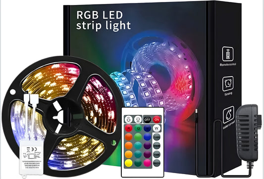 3 Meters Remote Control Multicolor Led Strip Light for Christmas Festival, Diwali, Home, Office, PC, Decoration, Television
