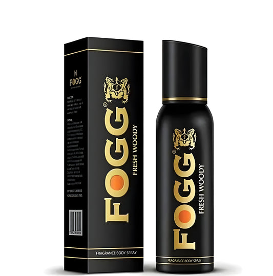 Fogg Fresh Deo Woody Black Series For Men, 120ml