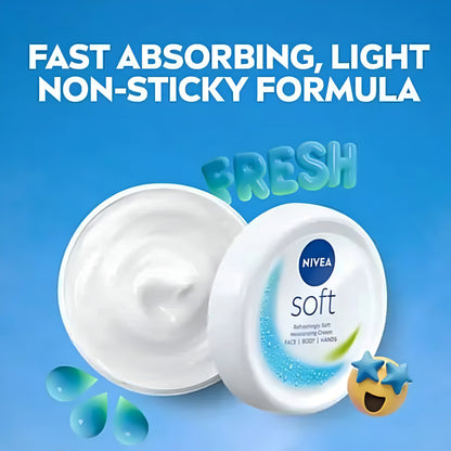 Nivea Soft Light Moisturizer 100ml - ᴘᴜɴᴊᴀʙ ꜰᴜꜱɪᴏɴ