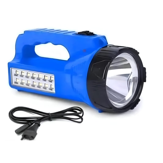 Rechargeable 2 Mode 700 Meter Long Range Waterproof LED Outdoor Flashlight Torch 2200 mAh Battery Torch Rechargeable