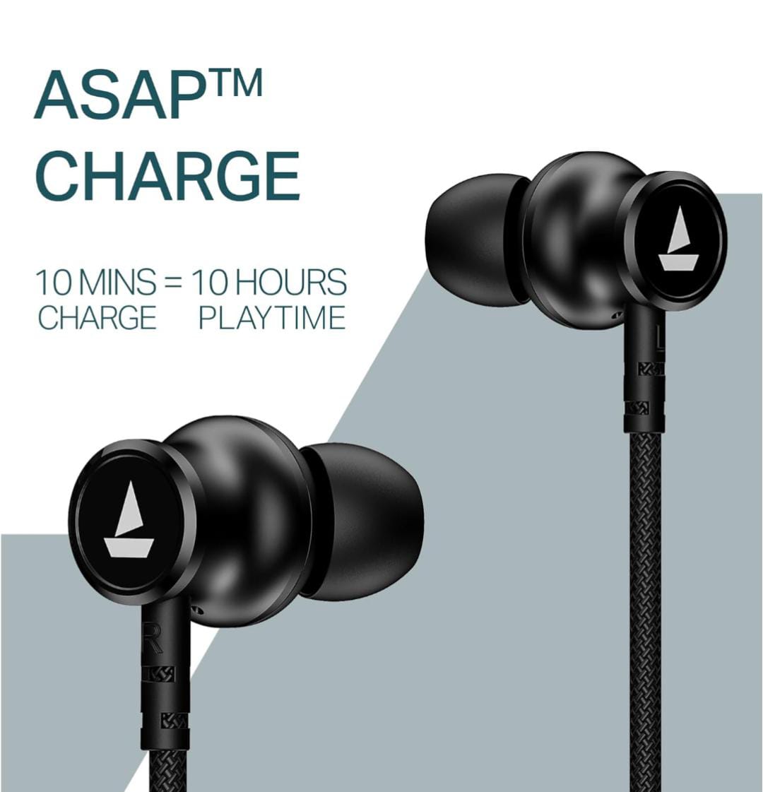 BoAt Rockerz 113 (2025 Launch), 40 Hrs Playback etc.Dual Pair, Fast Charge, Enx Tech, Low Latency, Magnetic Buds, Bluetooth Neckband, Wireless with Mic in Ear Earphones (Active Black) - ᴘᴜɴᴊᴀʙ ꜰᴜꜱɪᴏɴ