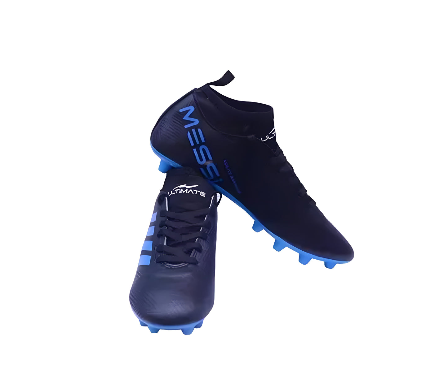 Blue Solid Football Shoes For Men - ᴘᴜɴᴊᴀʙ ꜰᴜꜱɪᴏɴ