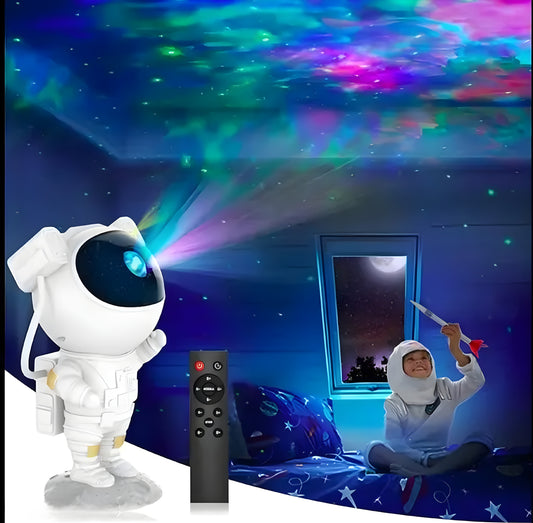 "Astronaut Projector Galaxy Nebula Light toy Lamp: Explore the Cosmos from Your Room"
