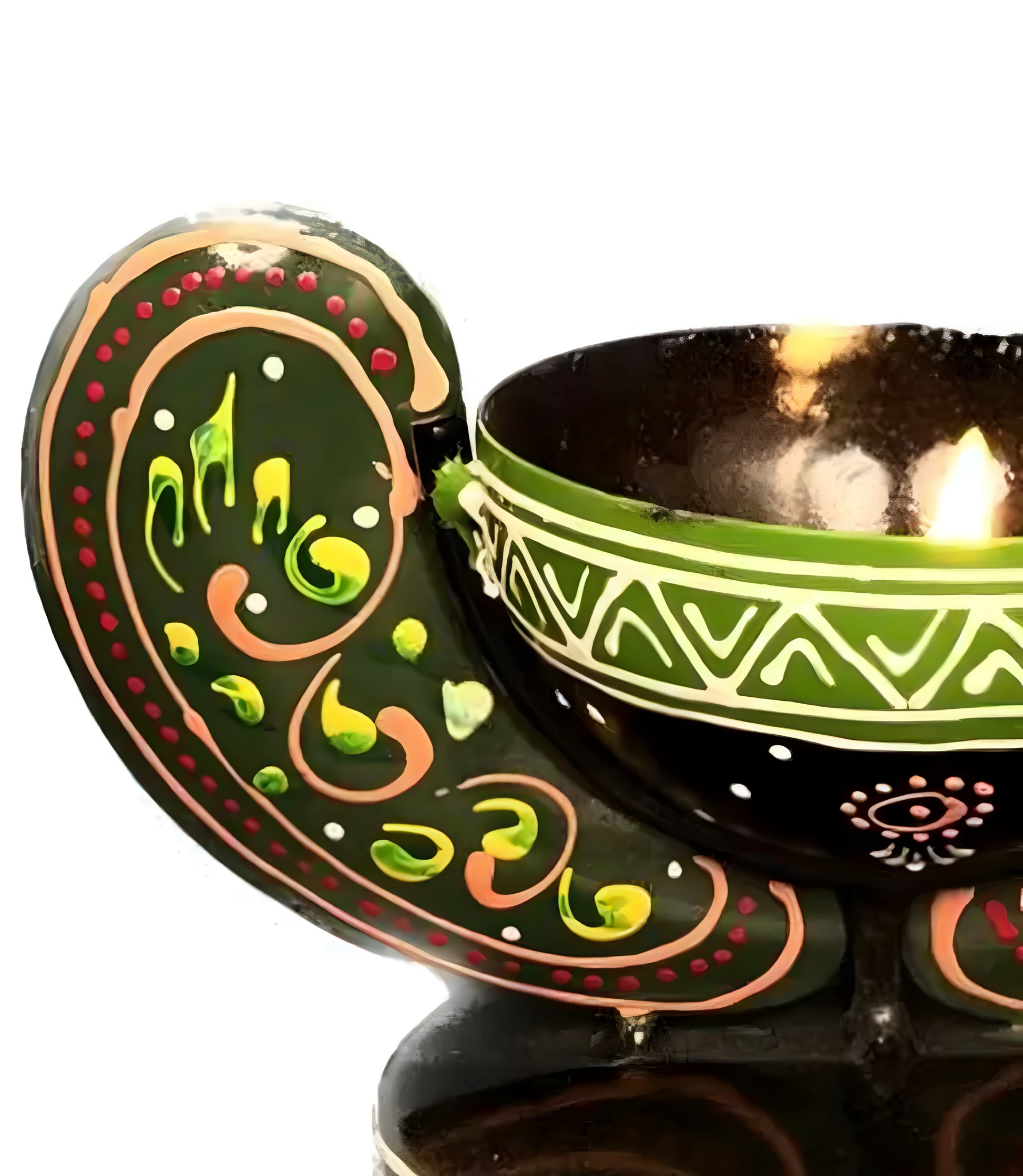 Handicrafy Vinayaka/ Ganesha Ji /Iron Table Decorative showpiece Tealight Candle Holder / Diya Holder / Loban Dhoop / Incense Burner / Ganesha Tea Light Candle Holder for Dewali Decoration, Diwali Gift, Corporate Gift, Table Decor, Pooja Room Decor - ᴘᴜɴᴊᴀʙ ꜰᴜꜱɪᴏɴ
