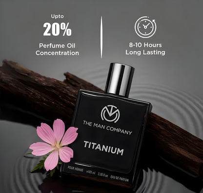 The Man Company TITANIUM Perfume for Men - 100ml - ᴘᴜɴᴊᴀʙ ꜰᴜꜱɪᴏɴ
