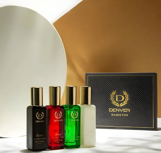 Denver Hamilton EDP- SRK's Favorite Luxury perfume for Men, 80ml (20ml x 4 Set)