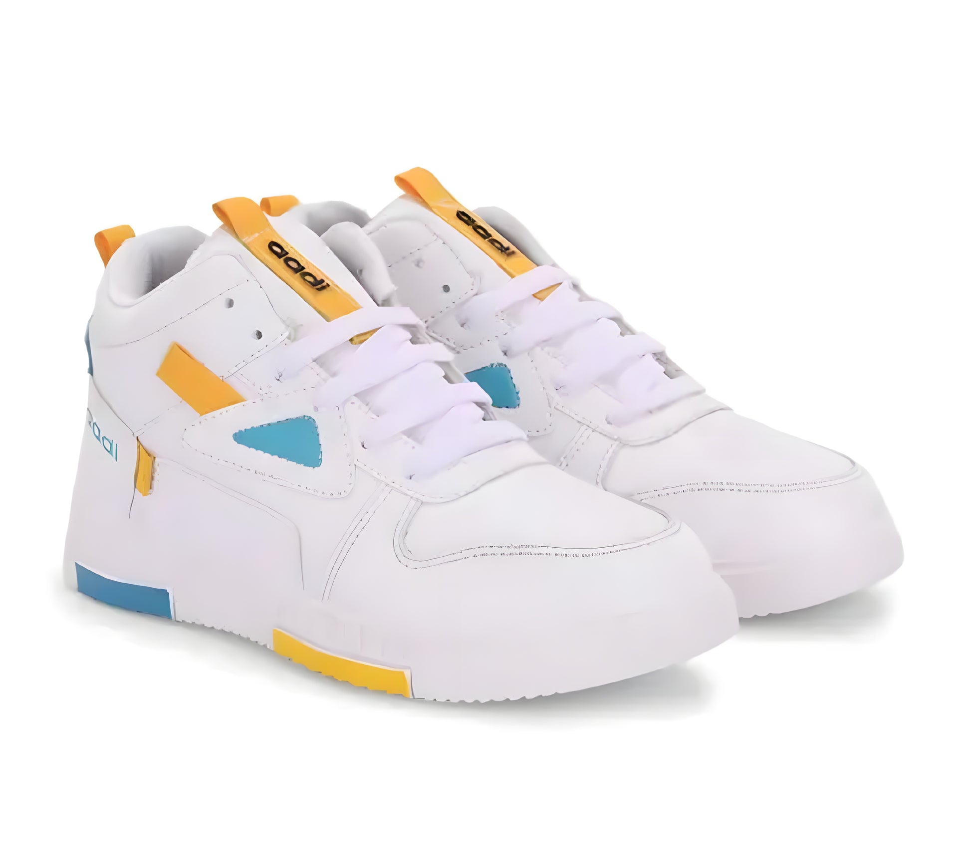 PUNJAB FUSION Men's White Comfortable Lightweight Outdoor Lace Up Classy Running, Walking & Gym Casual Sport Shoes - ᴘᴜɴᴊᴀʙ ꜰᴜꜱɪᴏɴ