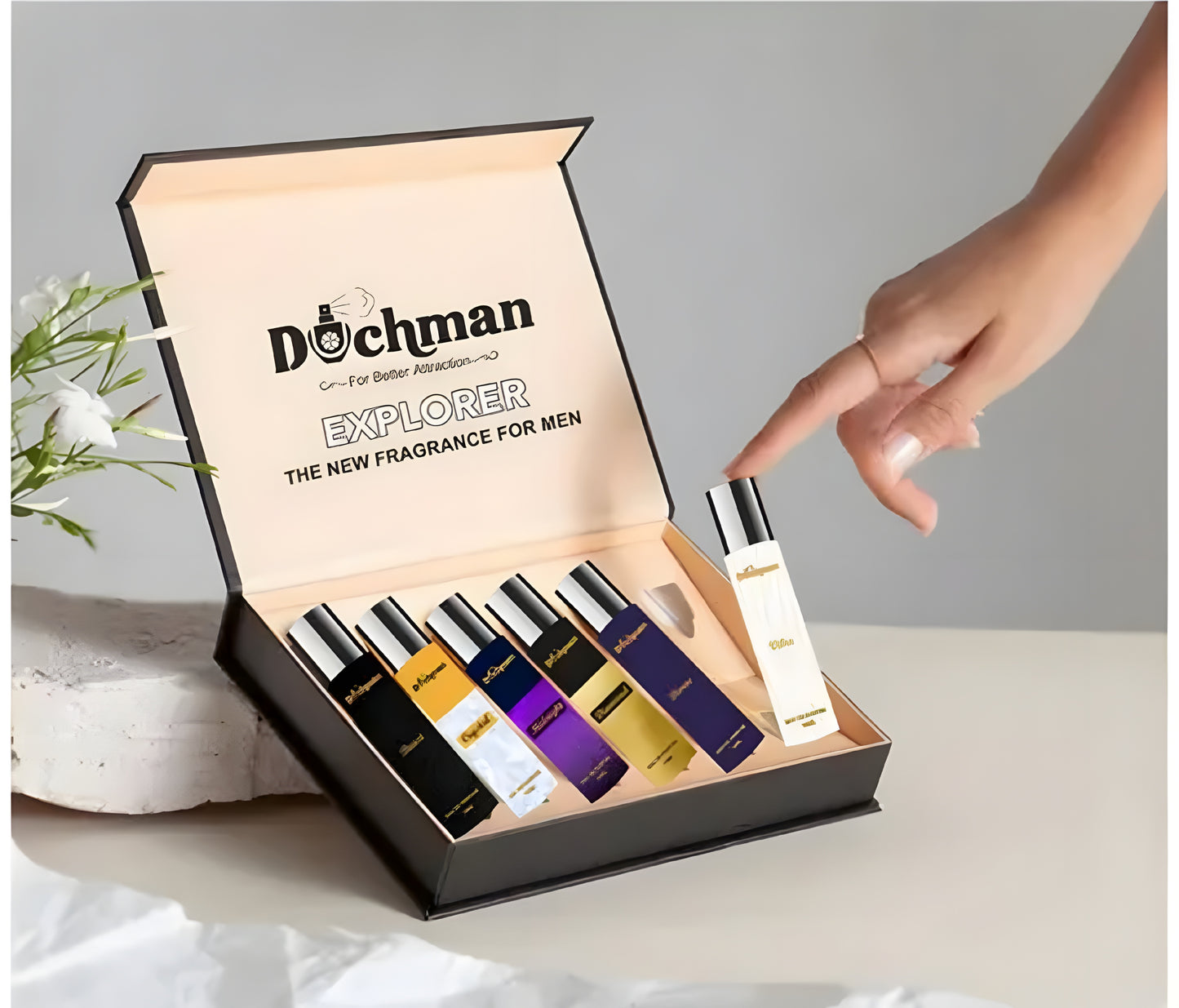 DUCHMAN FRUITY FRESH PERFUME PACK OF SIX WITH OUD PERFUME 10X6ML - ᴘᴜɴᴊᴀʙ ꜰᴜꜱɪᴏɴ