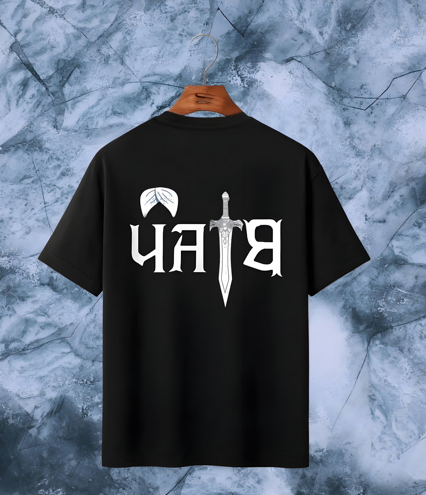Premium Quality BLADE SYMBOL T-Shirt (Warrior Edition) - ᴘᴜɴᴊᴀʙ ꜰᴜꜱɪᴏɴ