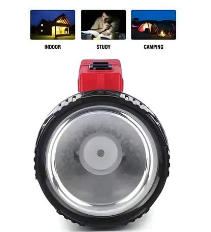 Rechargeable 2 Mode 700 Meter Long Range Waterproof LED Outdoor Flashlight Torch 2200 mAh Battery Torch Rechargeable - ᴘᴜɴᴊᴀʙ ꜰᴜꜱɪᴏɴ