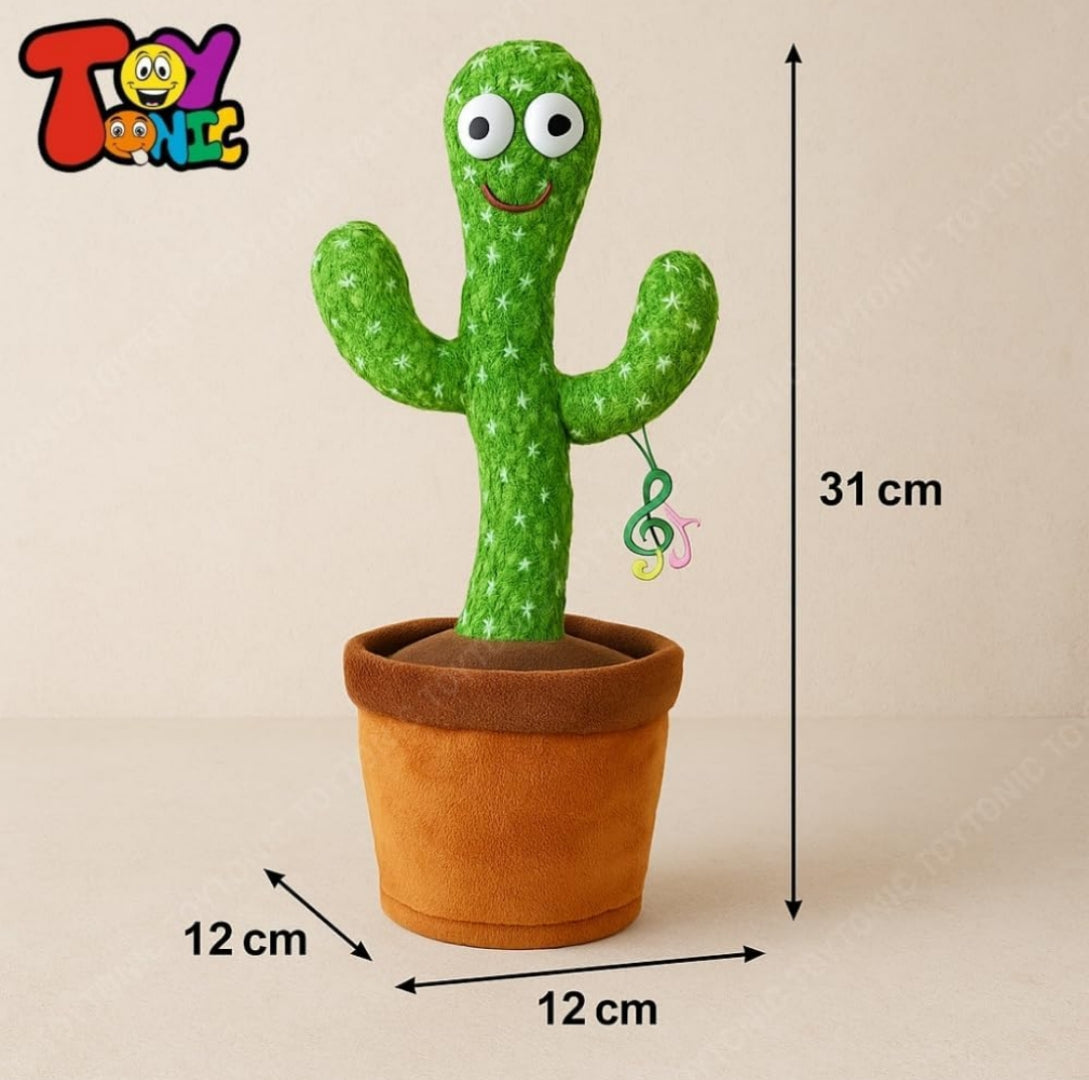 Dancing Cactus Talking Toy - ᴘᴜɴᴊᴀʙ ꜰᴜꜱɪᴏɴ